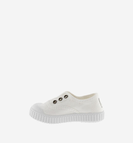 Inglesa Drec Canvas Elastic- Blanco by Victoria Shoes