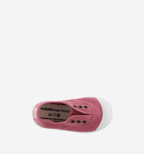 Inglesa Drec Canvas Elastic- Frambuesa by Victoria Shoes