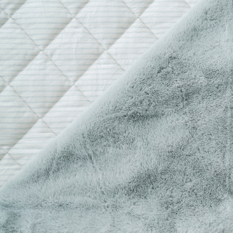 Minky/Faux Fur Nap Mat- Stripes by Saranoni