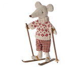 Ski & Poles, Mum/Dad by Maileg