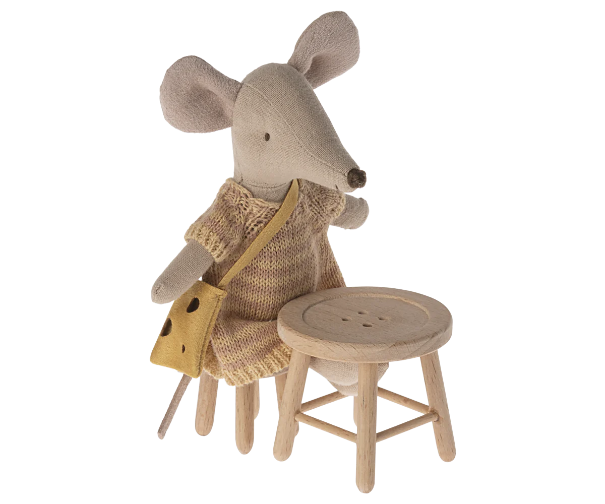 Table & Stool Set, Mouse by Maileg