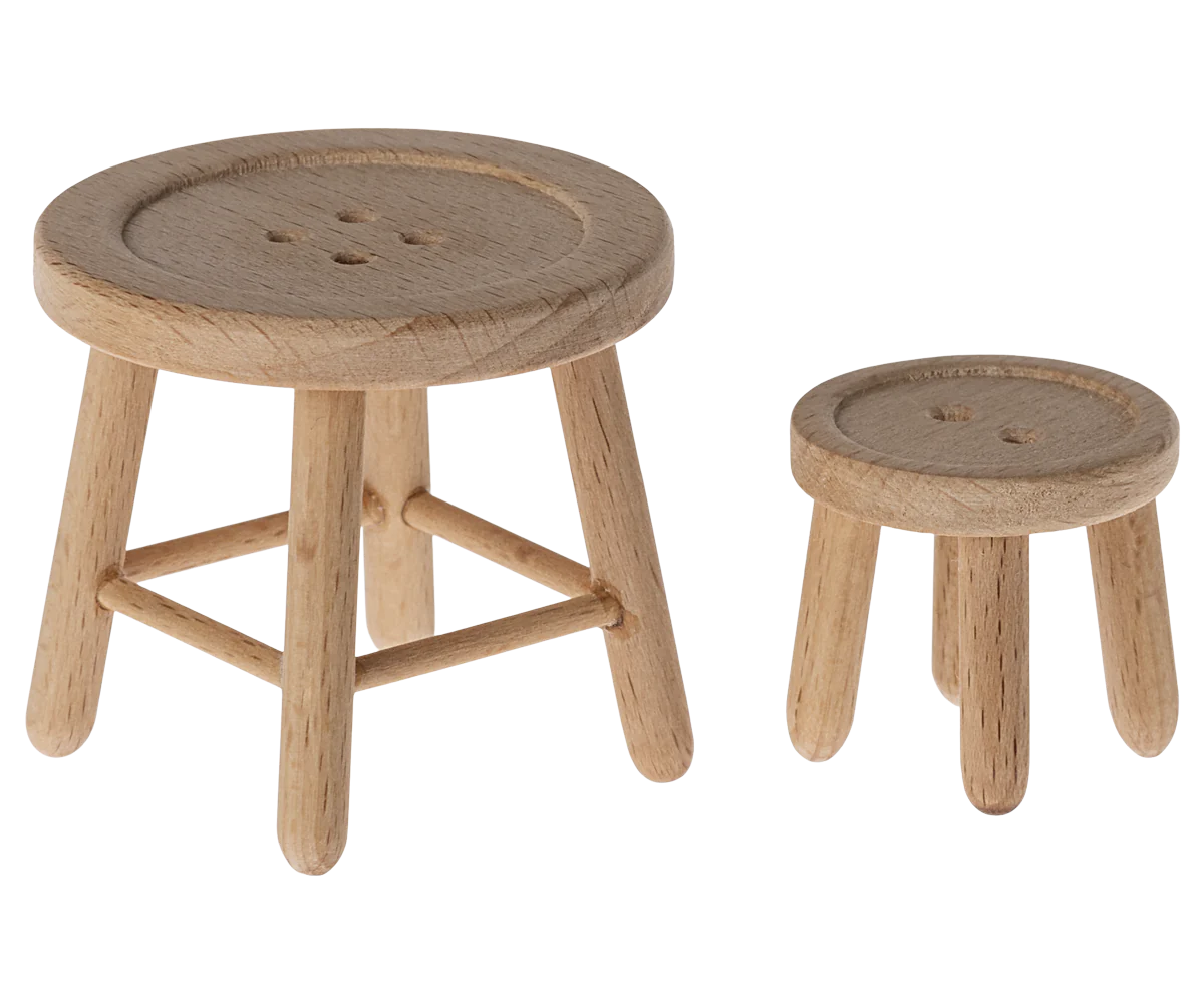 Table & Stool Set, Mouse by Maileg