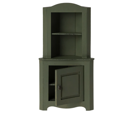 Corner Cabinet, Miniature - Dark Green by Maileg