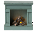 Fireplace, Mouse - Blue by Maileg