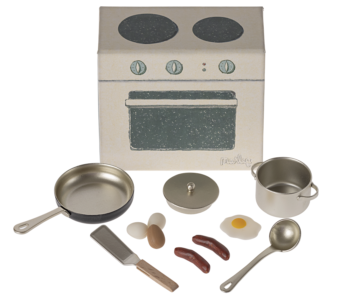 Cooking Set, Mouse by Maileg