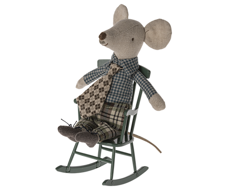 Rocking Chair, Mouse - Dark Green by Maileg