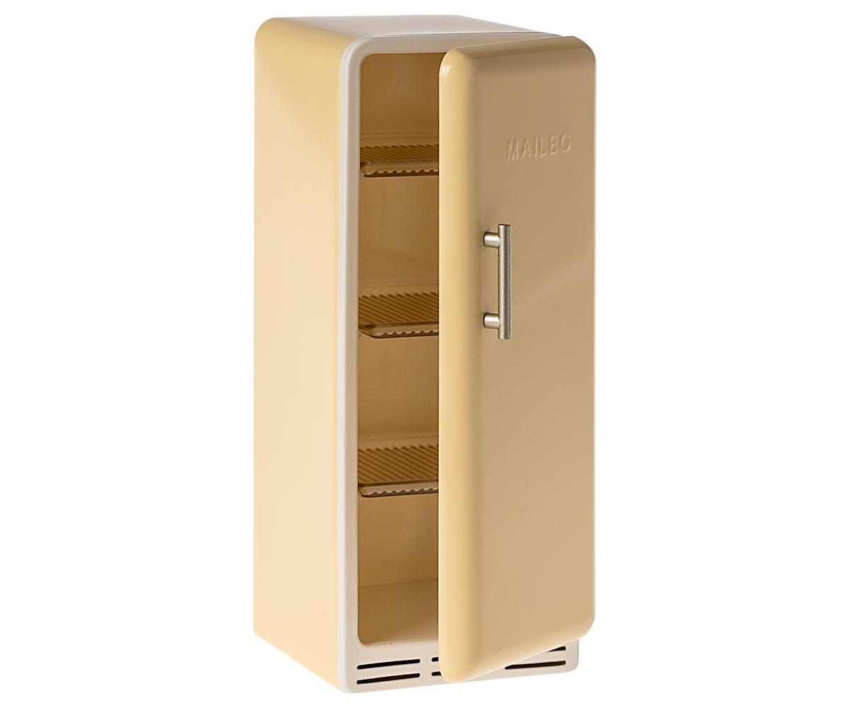 Miniature fridge - Yellow by Maileg