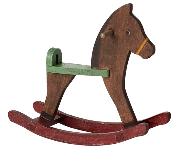 Rocking horse, Mouse - Dark Brown by Maileg