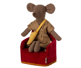 Folding chair, Mouse - Red by Maileg