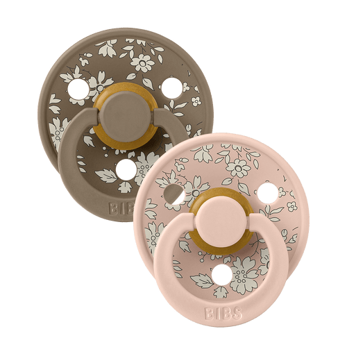 BIBS x LIBERTY Colour 2 Pack Capel - Blush Mix by Bibs