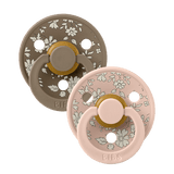 BIBS x LIBERTY Colour 2 Pack Capel - Blush Mix by Bibs