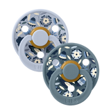 BIBS x LIBERTY Colour 2 Pack Bobo - Dusty Blue Mix