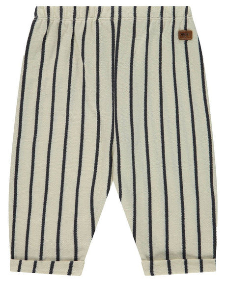 Baby Boy's Relaxed Fit Sweatpants- Off White Stripes by Babyface