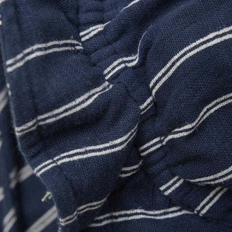 Cotton Sunhat in Navy Stripe by Minymo