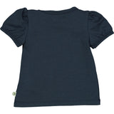 Cozy Me Puff Sleeve T-shirt in Night Blue by Musli