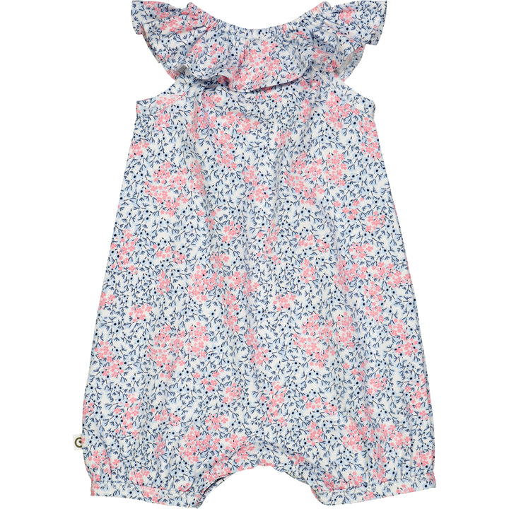 Petit flower printed frill beach body by Musli