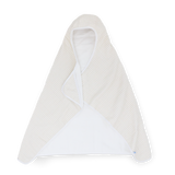 Toddler Hooded Towel - Tan Gingham by Little Unicorn