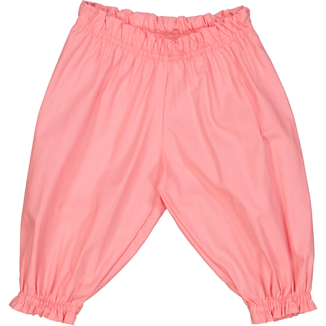 Poplin flared pants in Bubblegum by Musli