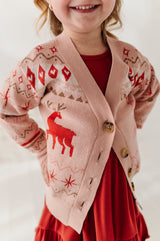 Jacquard Christmas Knit Sweater- Reindeer by Babysprouts