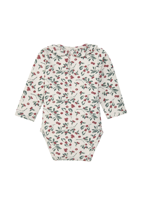 Long Sleeve Bodysuit in Rosewood by Fixoni