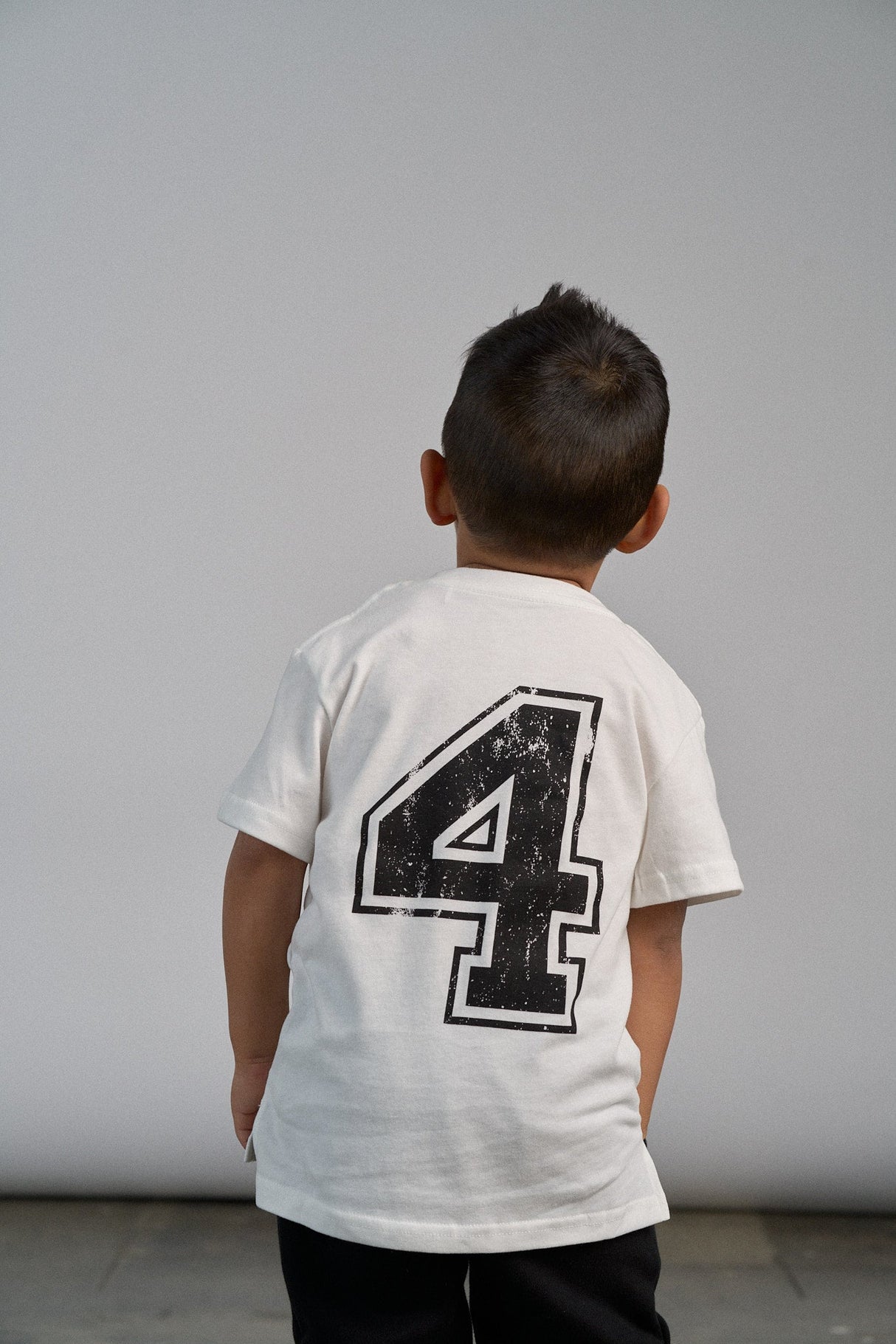 4th B-Day Elevated Shirt - White by Little Bipsy