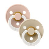 Colour GLOW 2 Pack - Blush/Vanilla by Bibs