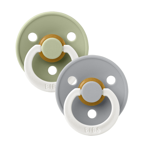 Colour GLOW 2 Pack - Sage/Cloud by Bibs