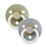 Colour GLOW 2 Pack - Sage/Cloud by Bibs