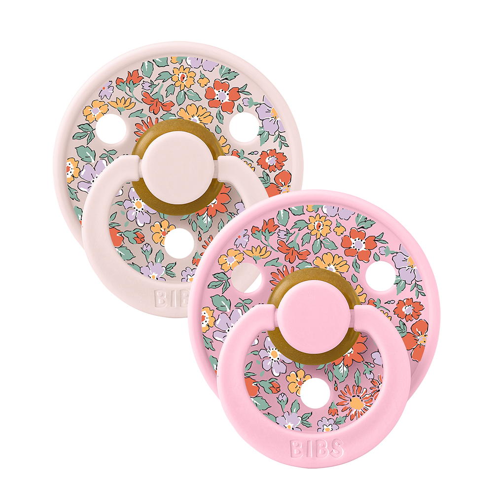 BIBS x LIBERTY Colour 2 Pack- Oscar Meadown + Petal Mix by Bibs