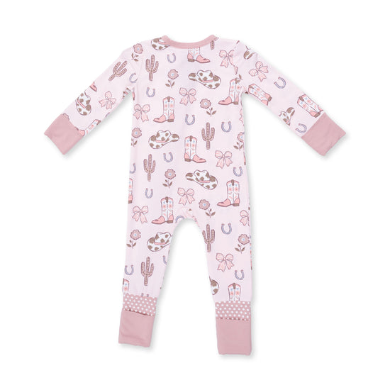 Convertible Romper- Cowgirl Boots and Bows by Angel Dear