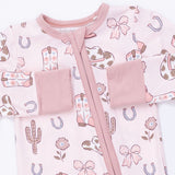 Convertible Romper- Cowgirl Boots and Bows by Angel Dear