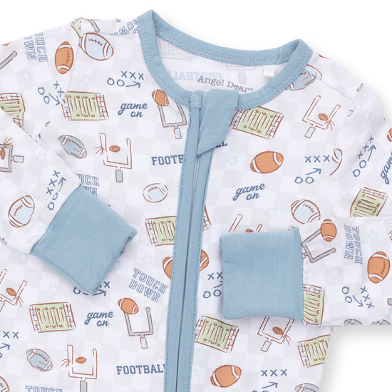 Convertible Romper- Football Check by Angel Dear