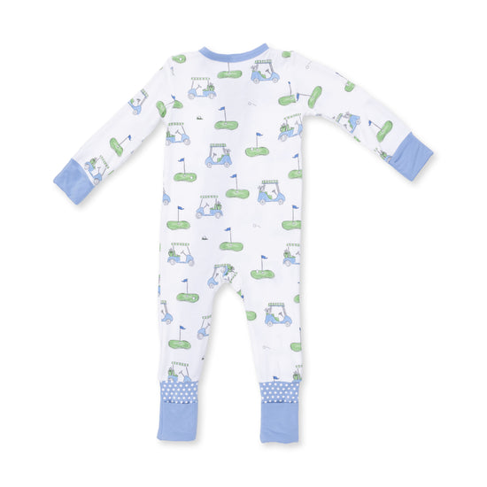 Convertible Romper- Golf Carts Blue by Angel Dear