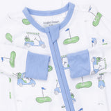 Convertible Romper- Golf Carts Blue by Angel Dear