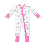 Convertible Romper- Golf Carts Pink by Angel Dear