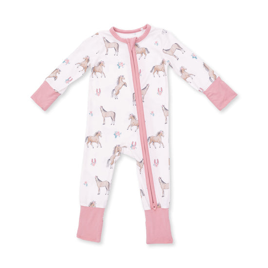 Convertible Romper- I Love Horses by Angel Dear