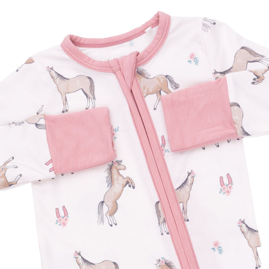 Convertible Romper- I Love Horses by Angel Dear