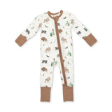 Convertible Romper- Northern Woodland Animals by Angel Dear