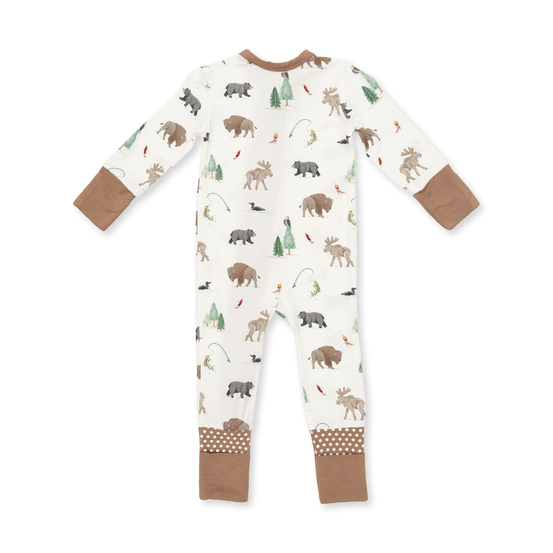 Convertible Romper- Northern Woodland Animals by Angel Dear