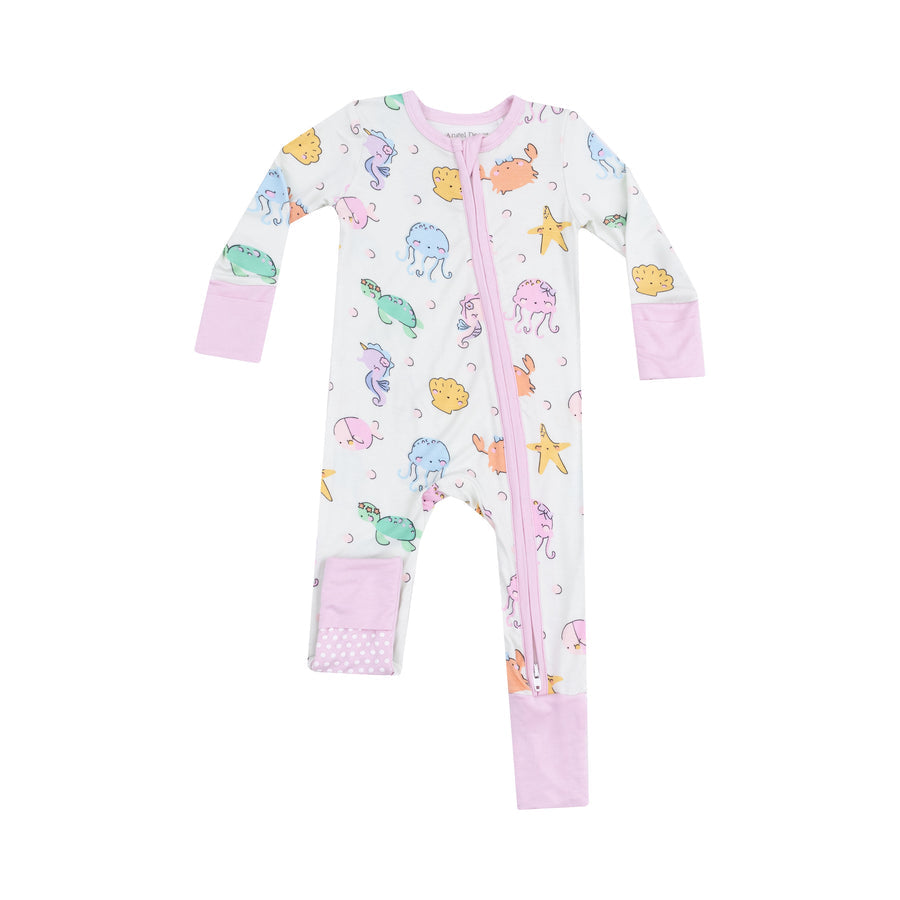 2 Way Zipper Romper - Cute Sea Creatures by Angel Dear