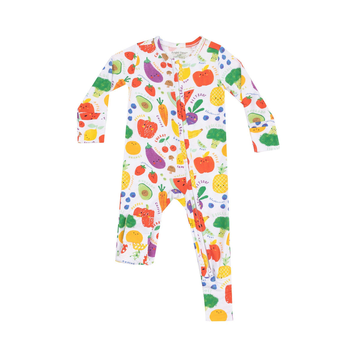 2 Way Zipper Romper - Eat The Rainbow by Angel Dear