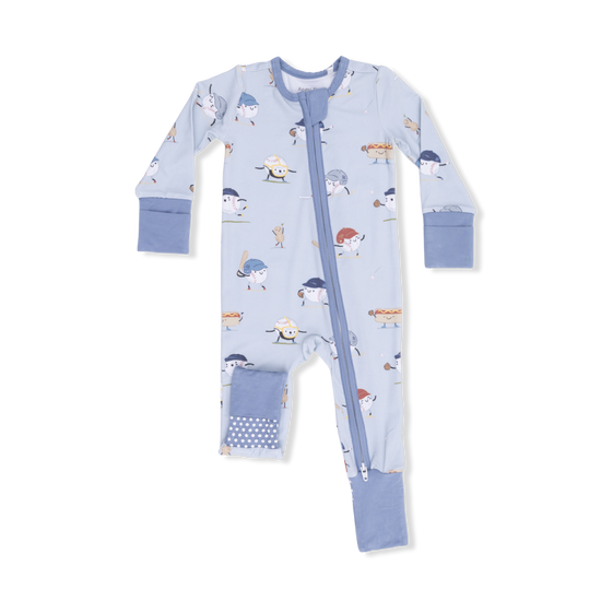 Convertible Romper- Baseballs Playing Baseball by Angel Dear