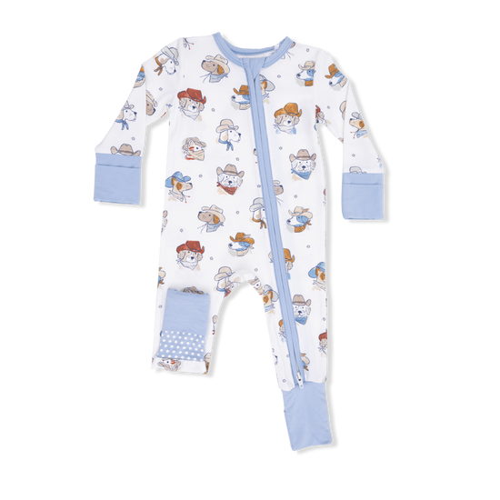 Convertible Romper- Cowdogs by Angel Dear