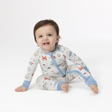 Convertible Romper- Sailor Sea Creatures by Angel Dear