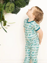 Later Gator Alligator Kids Bamboo Pajamas Sleepwear Set by Emerson and Friends