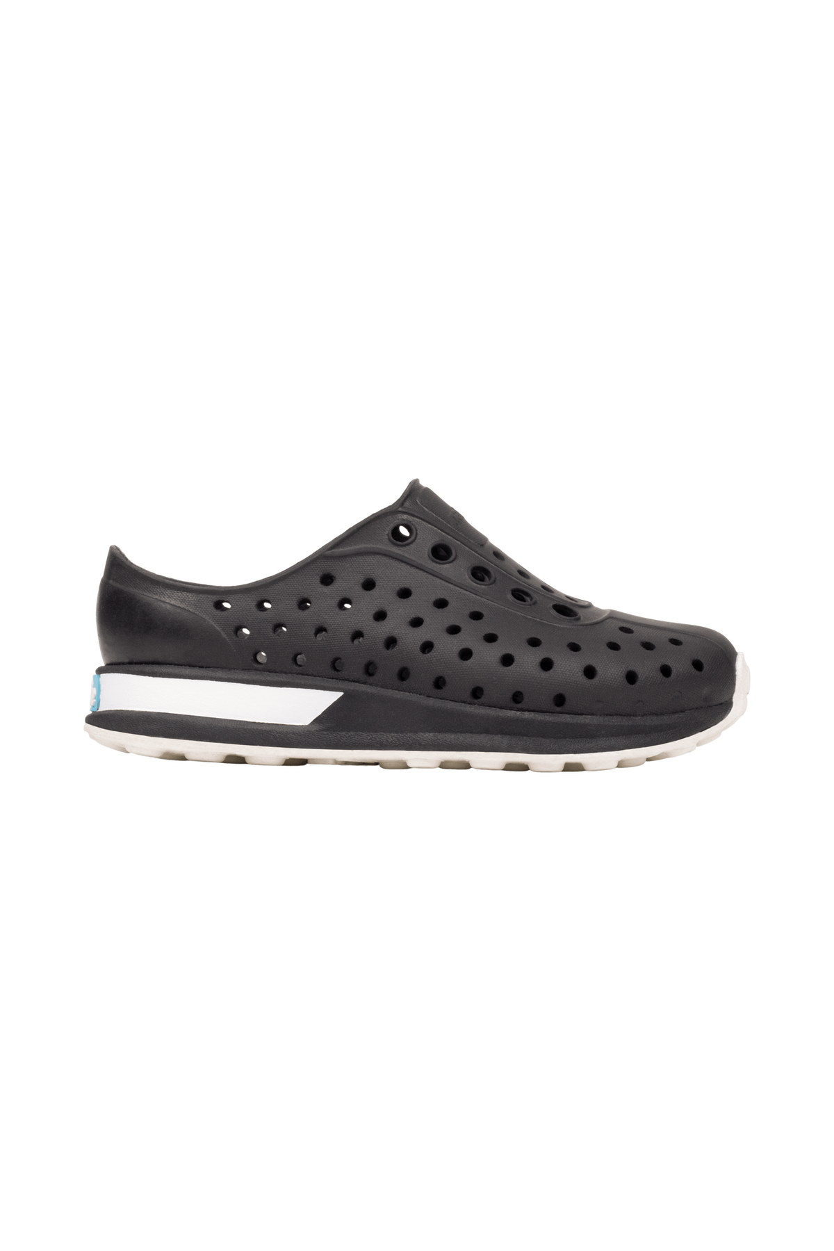 Native Robbie Block Kids- Jiffy Black/Shell White