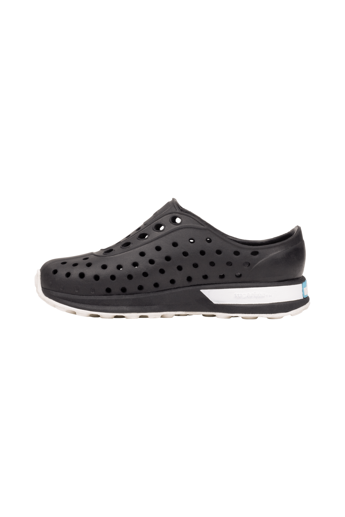 Native Robbie Block Kids- Jiffy Black/Shell White