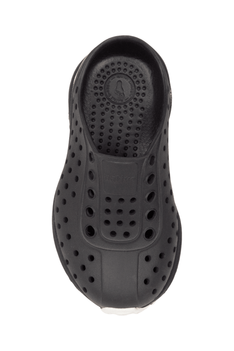 Native Robbie Block Kids- Jiffy Black/Shell White