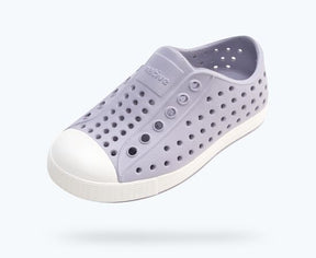 Native Jefferson kids shoes in Future Purple and Shell White