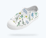 Jefferson Print Shoes- Flux Alpine Dino/Shell White by Native Shoes